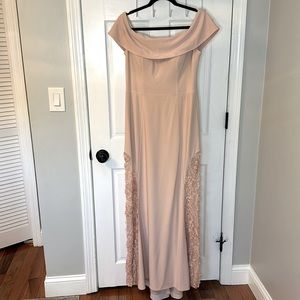 Beautiful rose long dress